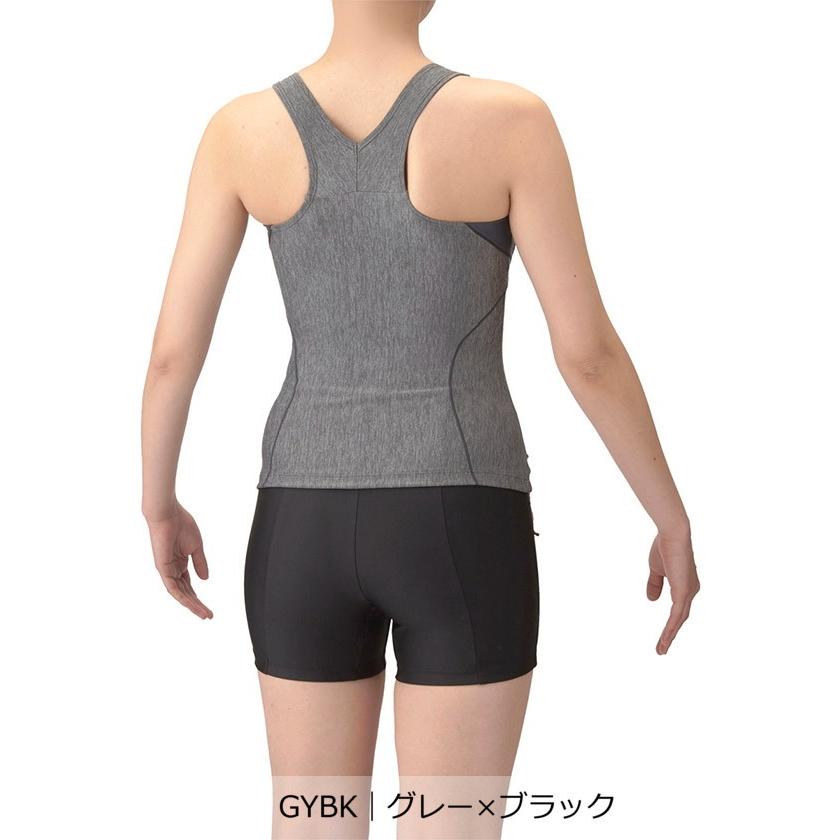 公式 アリーナ すらっとセパ フィットネスセパレーツ レディース 共同開発 水中ウォーキング 練習 水着 スイムウェア 水泳 スイミング AS5SWF40L 25SSの画像