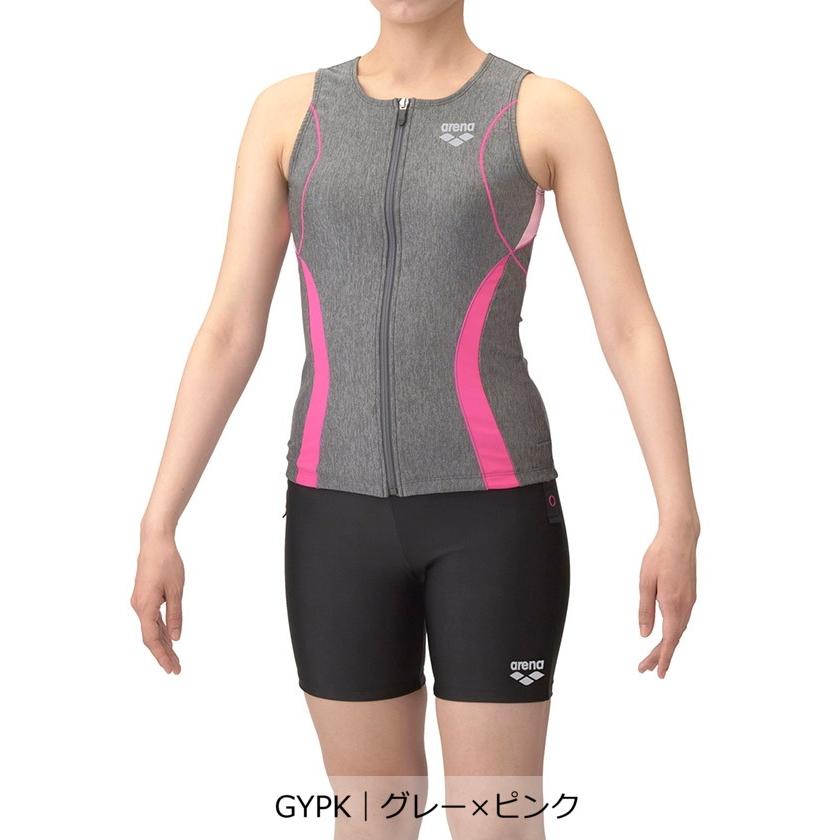 新品未使用　arena グレー スポーツ用水着 Ｌサイズ アリーナ（ARENA）（レディース）フィットネス水着 レディース 水泳