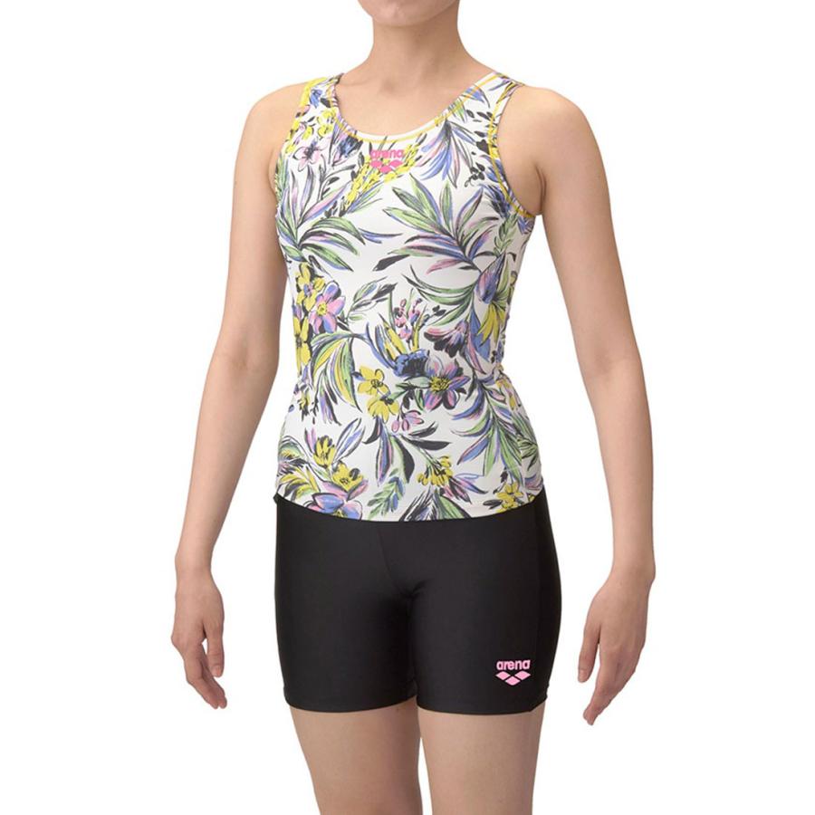 31日まで限定値下げ arena スイムウェア Oサイズ (13)黒/ピンク アリーナ 公式 フィットネスセパレーツ レディース アクアビクス