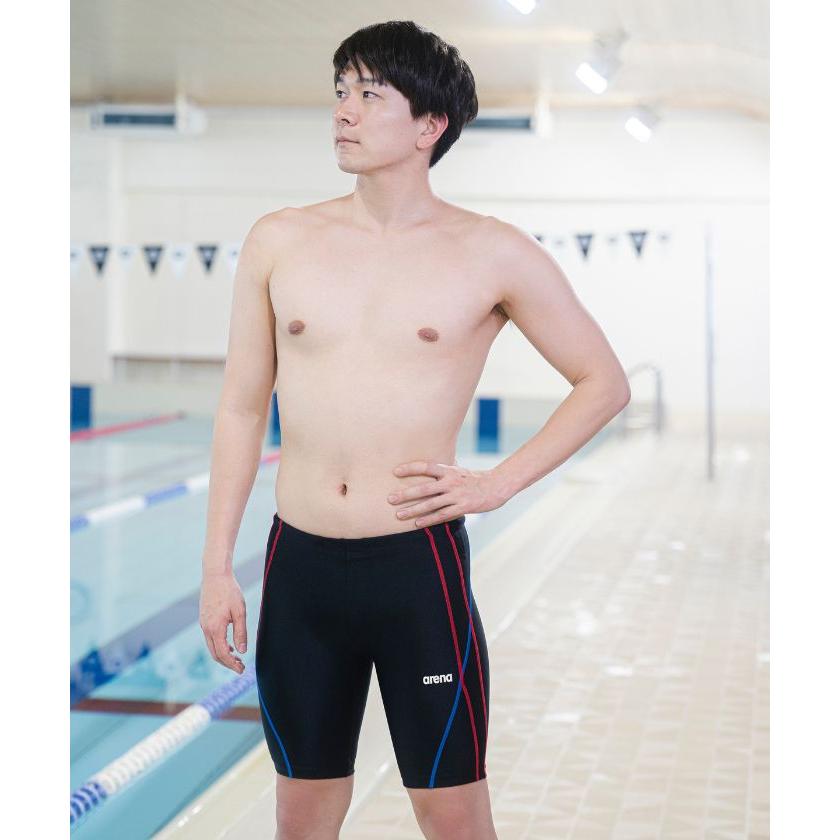 アリーナ 公式 フィットネススパッツ メンズ ハーフレッグ