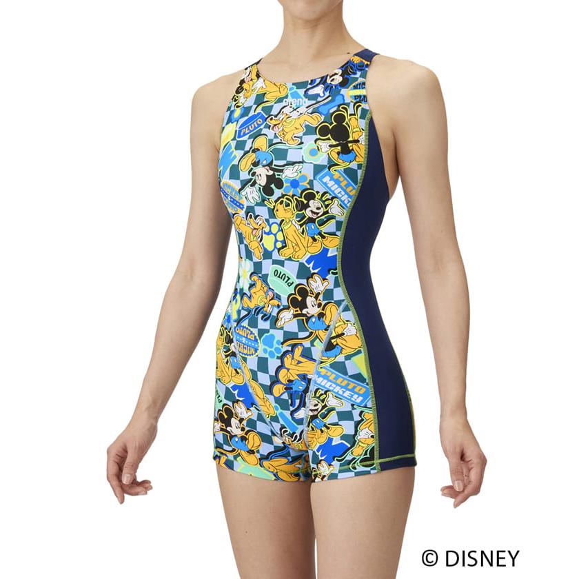 サイ　アリーナ ARENA 水着 AS5SWM53L ディズニー　M アリーナ 公式 ディズニー ミッキーとプルート トレーニング