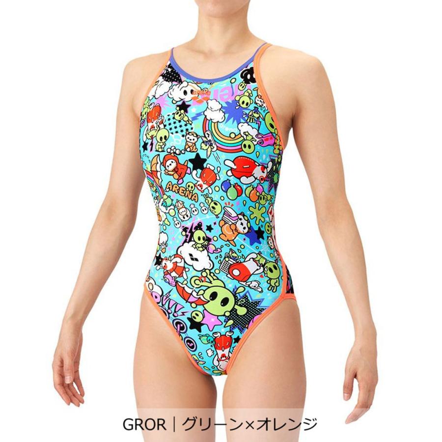 arena - 新品タグ付き　アリーナ練習水着　Ｌ　花柄 アリーナ（arena） 公式 タフスーツトレーニングワンピース アリーナ