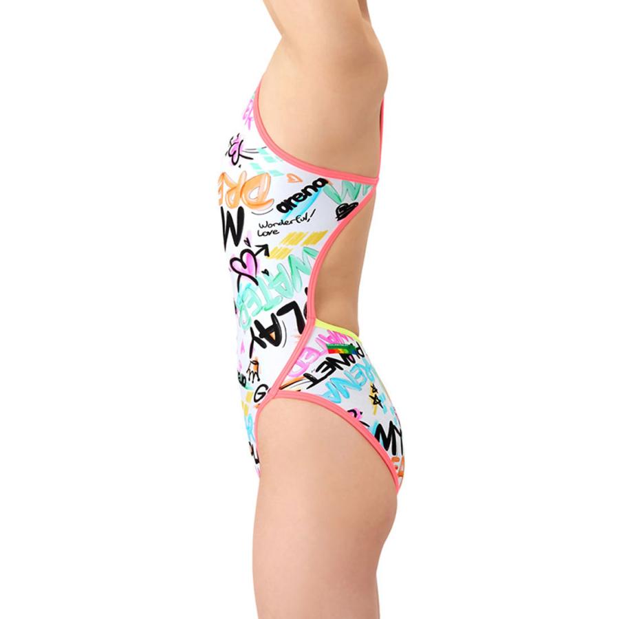 アリーナ（arena） 公式 タフスーツトレーニングワンピース 文字 総柄