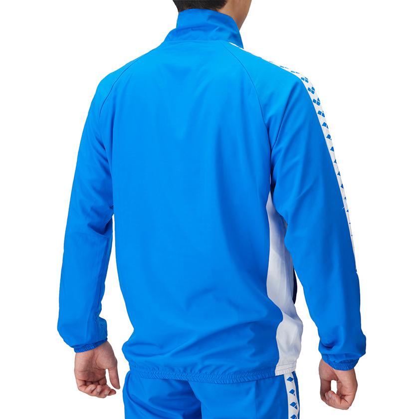 arena アリーナ 青 L 防風ジャケット パーカー 新品 未使用 arena 【チームウェア】ジャケット|フィットシルエット