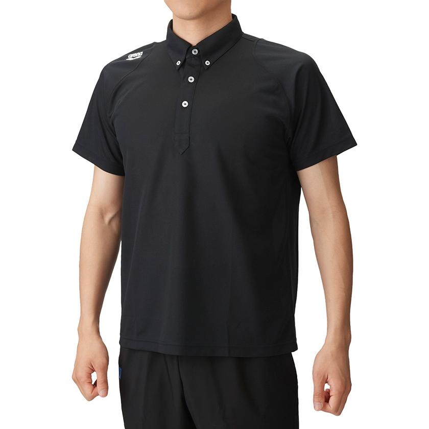 アリーナ 公式 半袖ポロシャツ ユニセックス 水泳 ウェア チーム