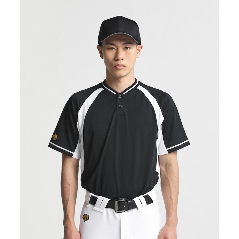 DESCENTE - デサント 横浜ベイスターズ ビジター ユニフォーム ベースボールシャツ L DESCENTE NPB プロ野球 デサント 横浜ベイスターズ ビジター ユニフォーム ベースボール