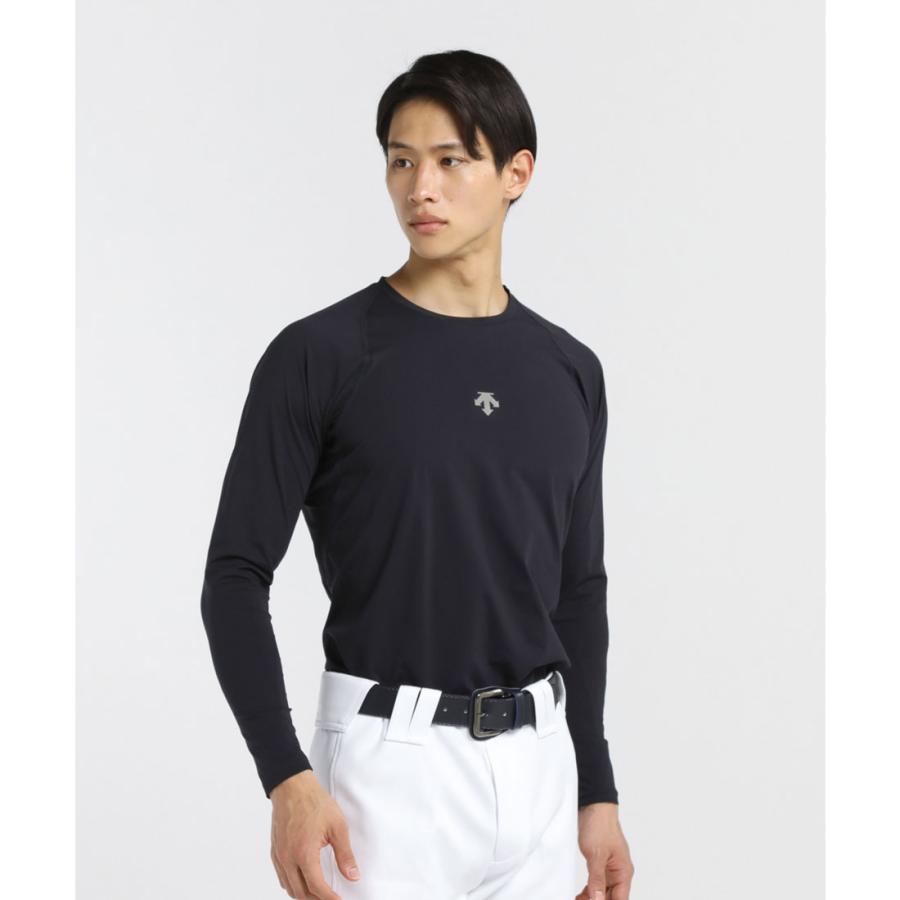 DESCENTE 公式 デサント 野球 丸首長袖アンダーシャツ メンズ