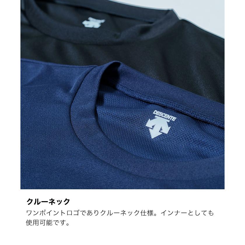 公式 デサント EC店舗限定 半袖 Tシャツユニセックス 吸汗 速乾 ワンポイント メンズ レディース チーム 部活 ウェア DMC5801NE｜descente-store｜17