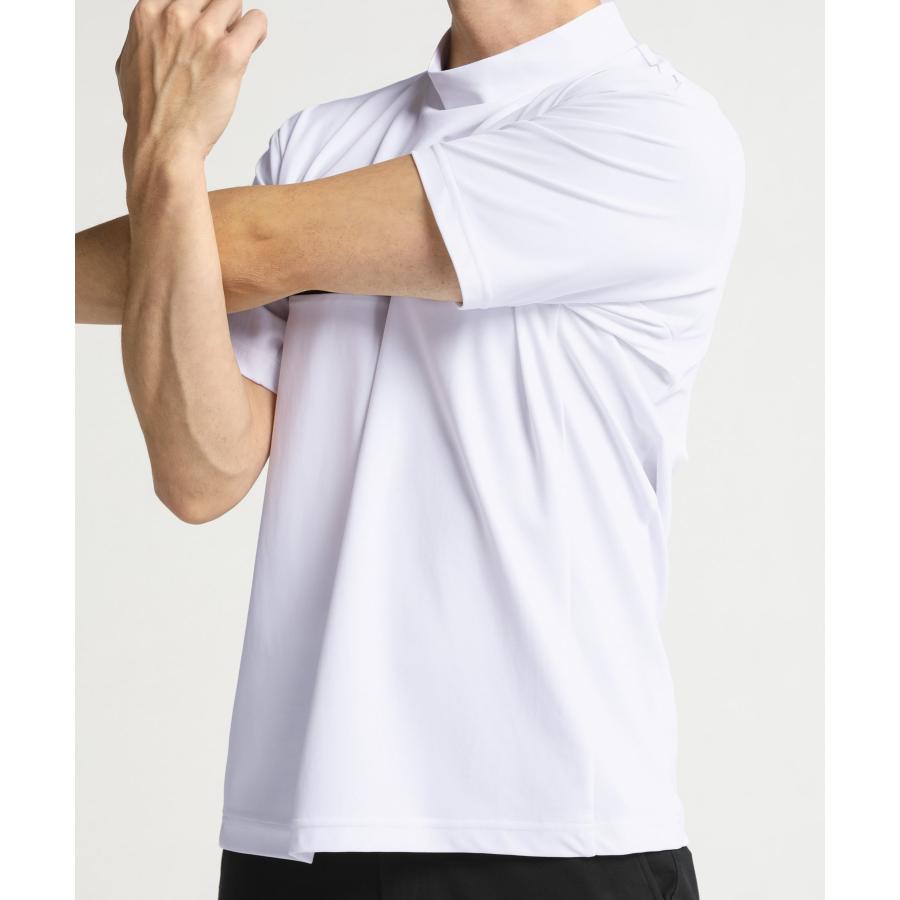 公式 MOVESPORT デサント 半袖モックネックシャツ メンズ レディース トレーニング ウェア DMMXJA53 24SS｜descente-store｜09