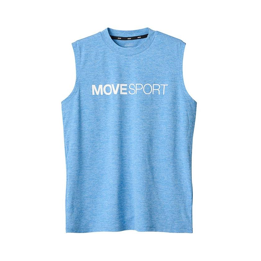 公式 MOVESPORT デサント ノースリーブシャツ メンズ レディース 毛玉になりにくい ストレッチ 吸汗速乾トレーニング DMMXJA59 24SS｜descente-store｜21