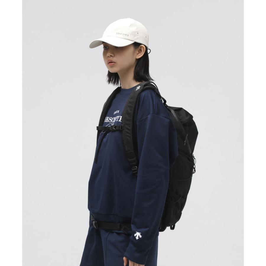 公式 デサント エアロストリームバッグパックM 容量約20L メンズ レディース 撥水 再帰反射 リュック DOAXJA31 24SS