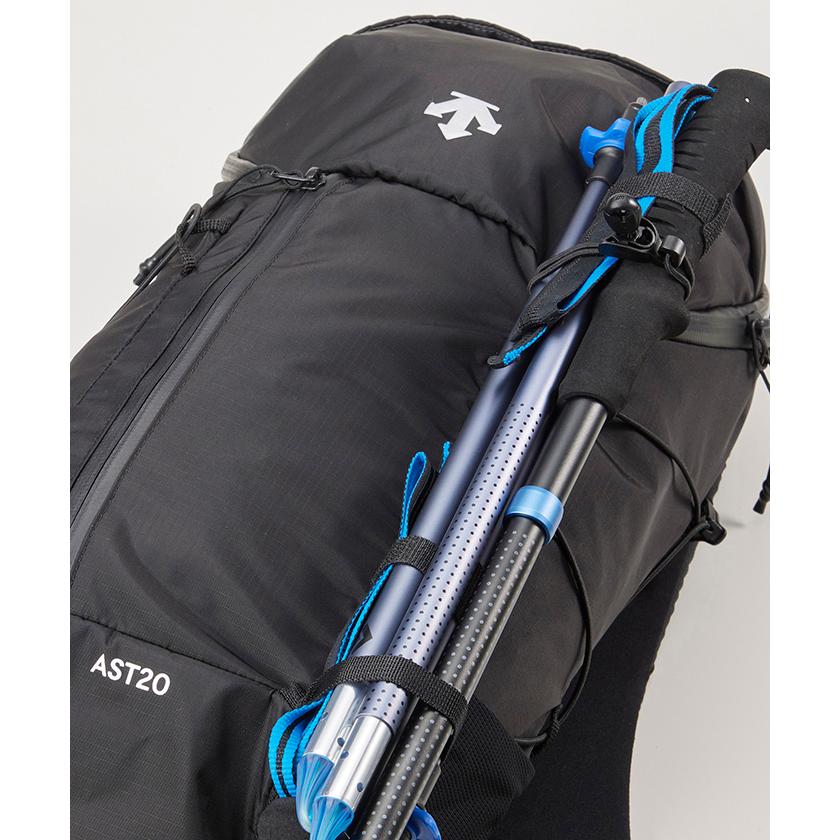 公式 デサント エアロストリームバッグパックM 容量約20L メンズ レディース 撥水 再帰反射 リュック DOAXJA31 24SS