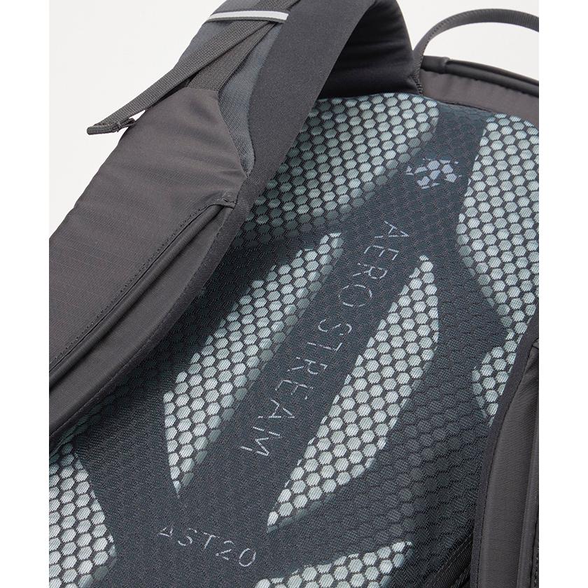 公式 デサント エアロストリームバッグパックM 容量約20L メンズ レディース 撥水 再帰反射 リュック DOAXJA31 24SS