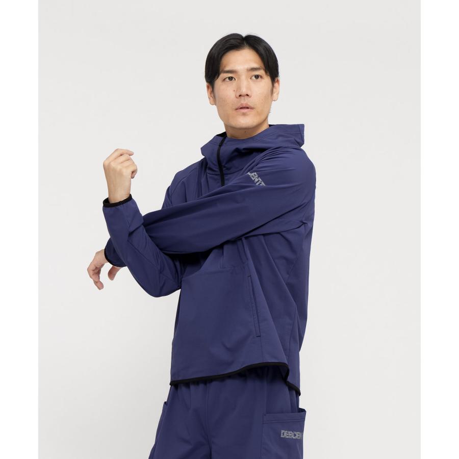 新品　デサント　ウォームアップジャケット トレーニング　ストレッチ ネイビー　M 新品 デサント ウォームアップジャケット トレーニング