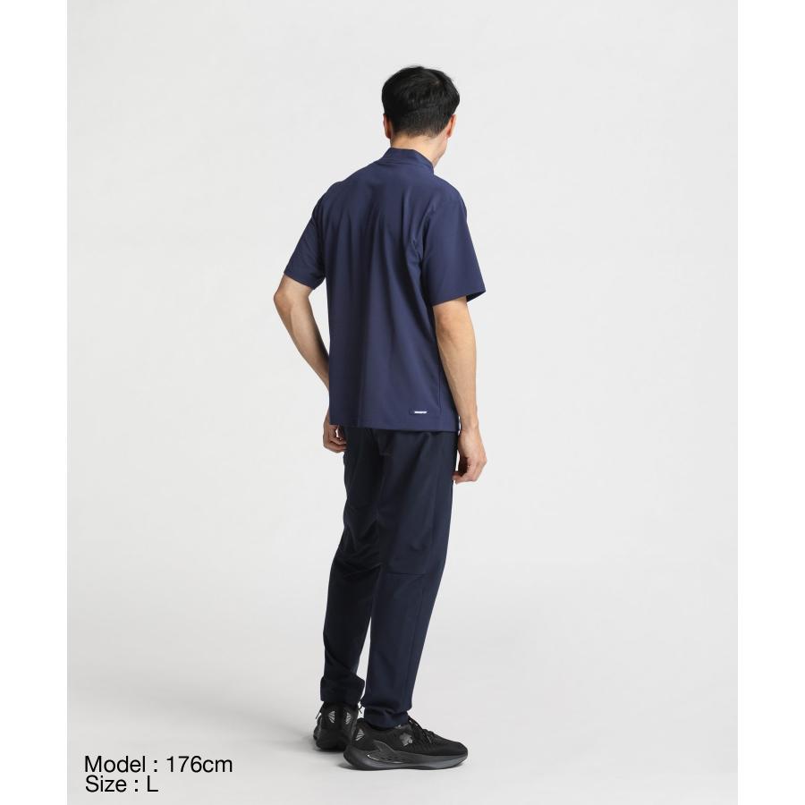 リュクスデサント　モックネック半袖カットソー デサントゴルフ DESCENTE ゴルフ モックネックベアスムース半袖