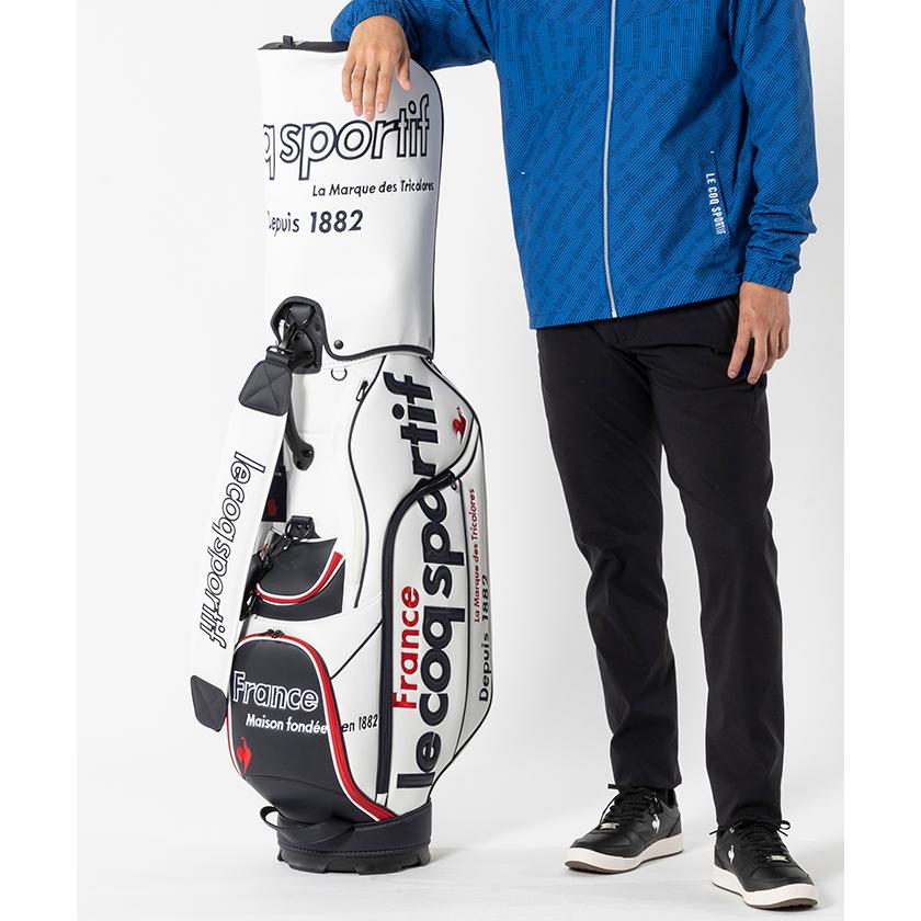美品 le coq sportif キャディバッグ 9.5型 メンズ レディース le coq sportif GOLF（ルコックスポルティフ ゴルフ） 公式 ルコック