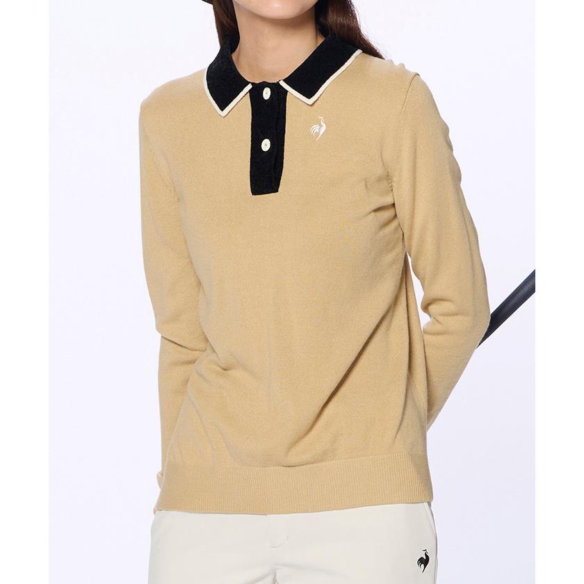定価3万円　新品　ルコックスポルティフ　ゴルフ セーター トップス　長袖 le coq sportif GOLF セール 公式 ルコックスポルティフ ゴルフ