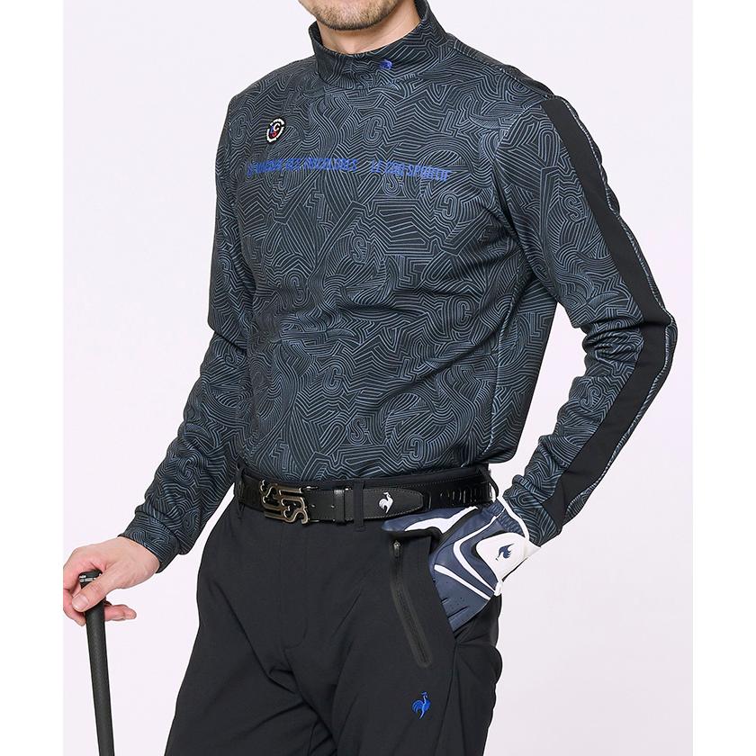 L L ネイビー　ルコック　ハイネック　トップス le coq sportif 【新品】ルコック 半袖ハイネックシャツ