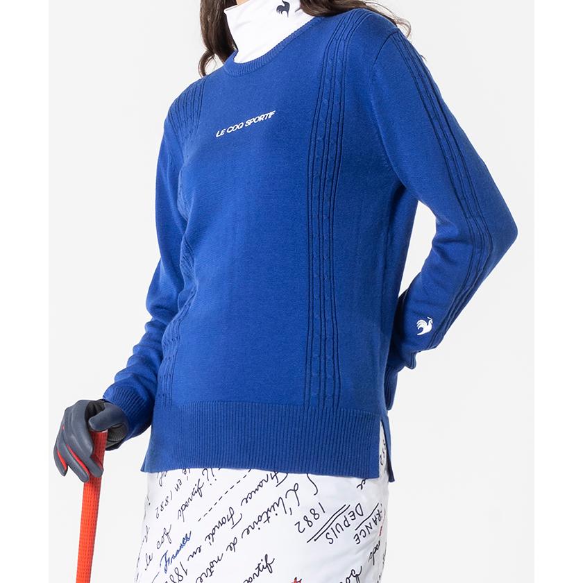 【新品】le coq sportif ゴルフコレクション Vネックセーター L le coq sportif GOLF（ルコックスポルティフ ゴルフ） 【超美品