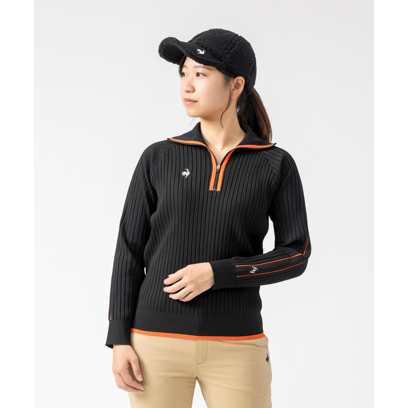 Malbon 襟付きセーター ゴルフ女子必見⛳上品カジュアル 美品✨ ビームスゴルフ 襟付きニットプルオーバー 83-15-0011-647