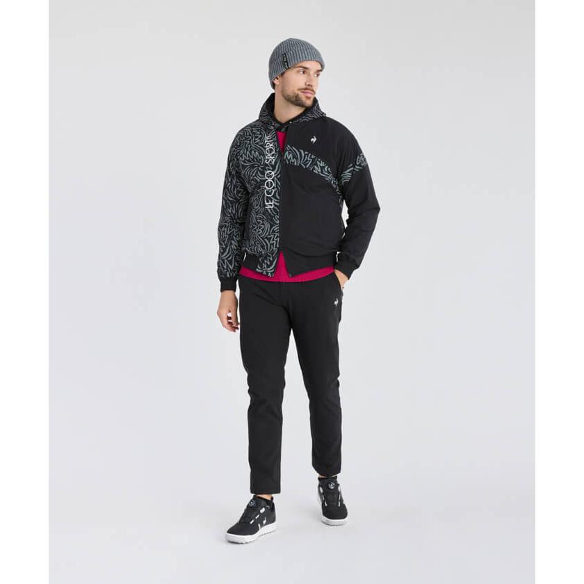 良品 ルコックスポルティフゴルフ ダウンジャケット ファー付き Lサイズ メンズ le coq sportif golf ルコックスポルティフ ゴルフ - ダウン