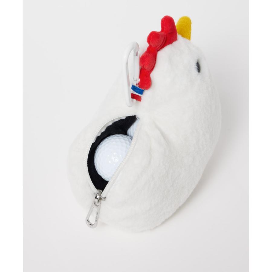 公式 ルコックスポルティフ ゴルフ ボア素材ボールホルダー 5個用 レディース ゴルフ おしゃれ LG5FBZ03L 25FW | le coq sportif GOLF | 03