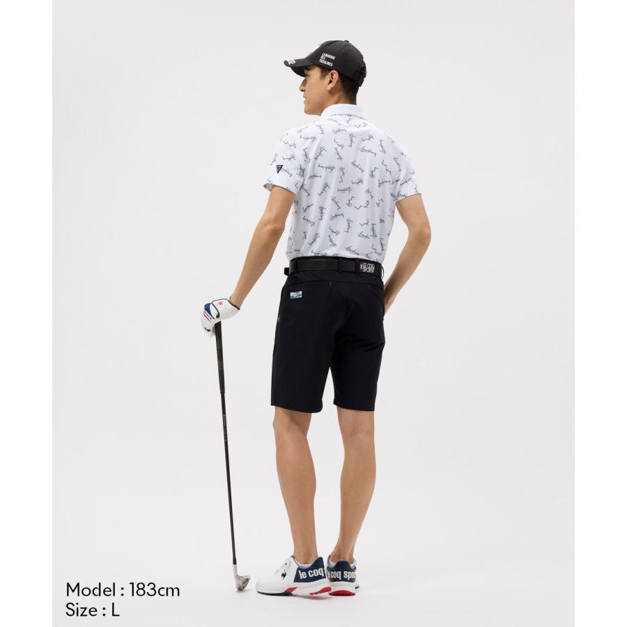 le coq sportif - ルコックゴルフ 半袖ポロシャツ ストライプ ブラック LL 楽天市場】ルコックスポルティフ le coq sportif ゴルフウェア