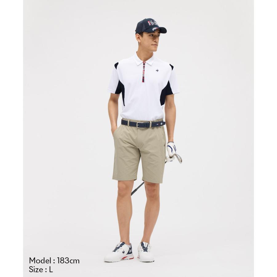 le coq sportif GOLF 公式 ルコックスポルティフ ゴルフ 無地 ハーフ