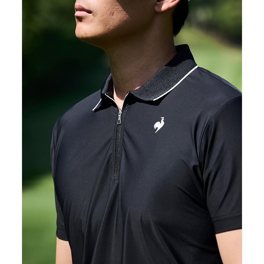 le coq sportif ゴルフコレクション 半袖ハーフジップジャケット lq24smxja23-03.jpg