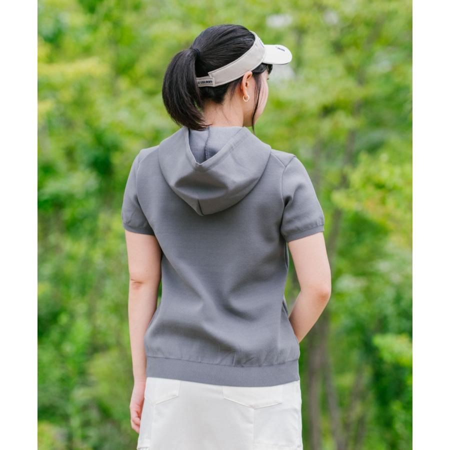 2点セットLE COQ SPORTIF グレー フード付きパーカースカート M le coq sportif GOLF（ルコックスポルティフ ゴルフ） 公式 ルコック