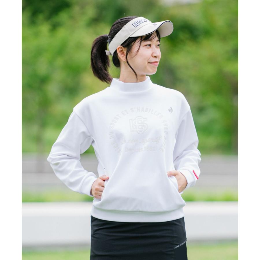 ゴルフウエア　レディース　ホワイト　涼感　長袖　Lサイズ le coq sportif GOLF（ルコックスポルティフ ゴルフ） 公式 ルコック
