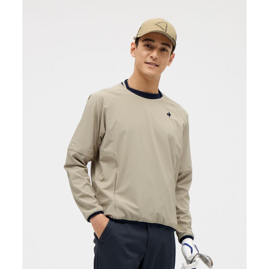 le coq sportif ジャケット プルオーバー　サイドジップ　2way ゴルフ用】le coq sportif ルコック ストレッチフォーサー 2Wa