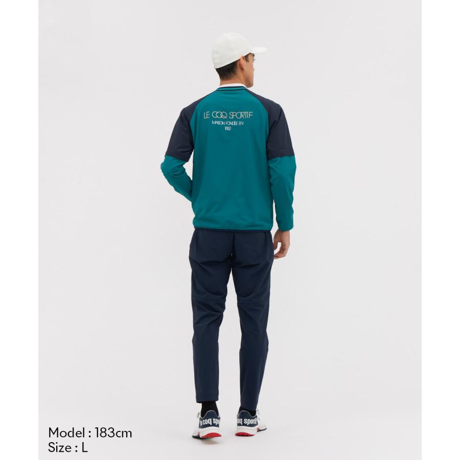 LE COQ GOLF ルコック ゴルフ 2WAY ジャケット ブルー L ルコックスポルティフ ゴルフ le coq sportif golf 2WAYブルゾン