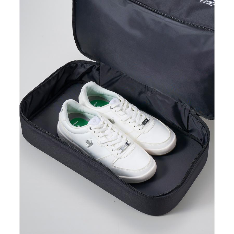 ルコックスポルティフ　ゴルフボストンバッグ ホワイト/ブラック ルコックスポルティフ ゴルフ le coq sportif golf 二層式ボストン