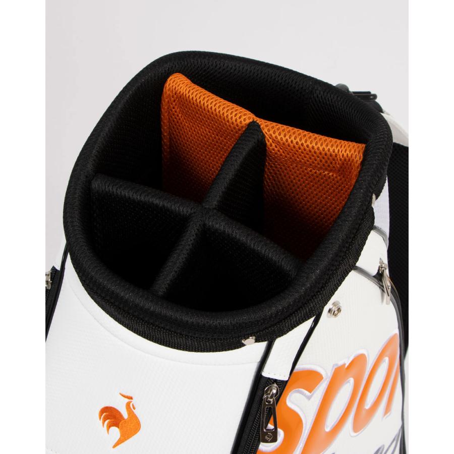 le coq sportif キャディバッグ オレンジ ルコックスポルティフ ゴルフ le coq sportif golf ルコックゴルフ