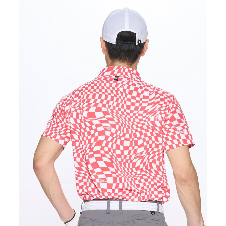 新品ランバンスポーツ チェック　ポロシャツ　−3℃クール　uvカット　ゴルフに le coq sportif GOLF（ルコックスポルティフ ゴルフ） 公式 ルコック