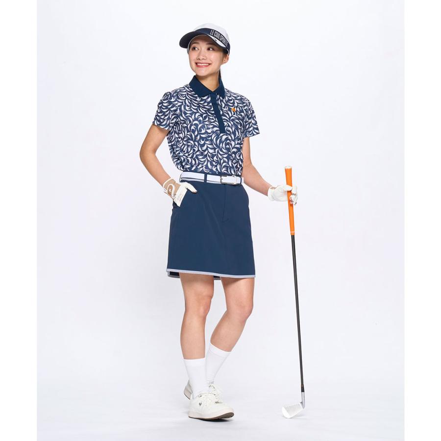 ルコックスポルティフゴルフ　半袖シャツ　スカート レディースゴルフウェア ルコックスポルティフ ゴルフ le coq sportif golf カラー