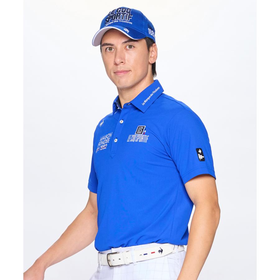 le coq sportif ゴルフウェア M ネイビー/ベージュ RIJOUME BEIGE COORDINATE（リジューム ベージュコーディネート