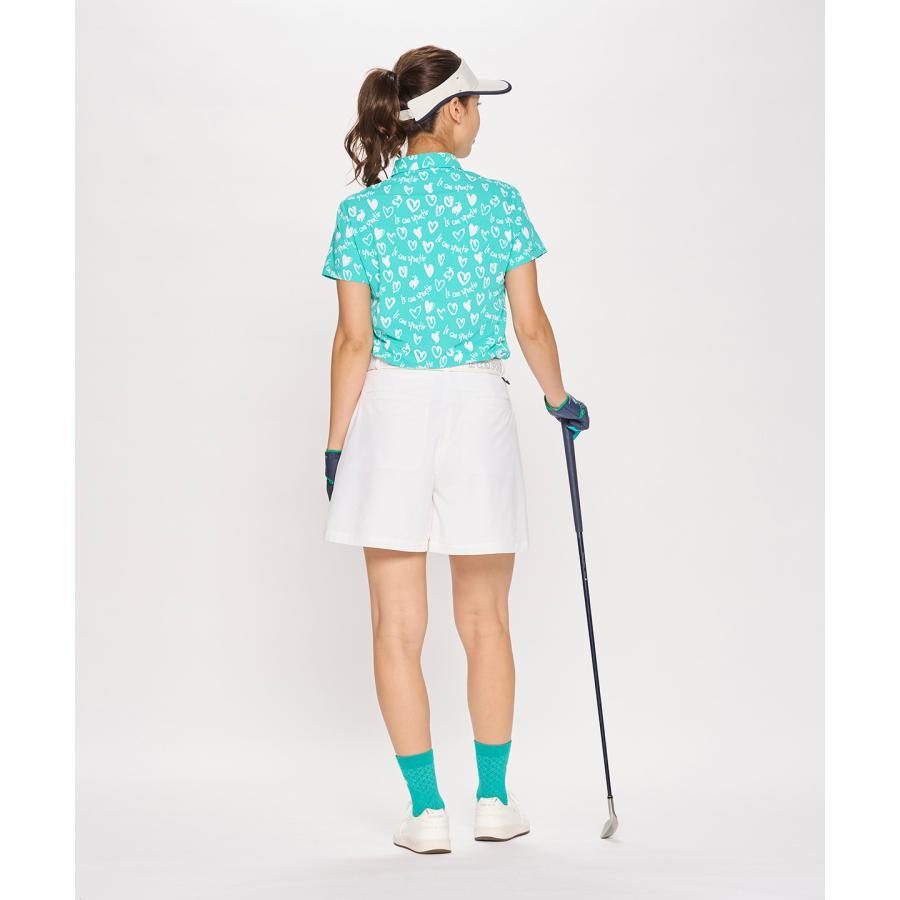 【新品未使用】#FR2GOLF レディース　半袖ポロシャツ　ゴルフウェア　M le coq sportif GOLF（ルコックスポルティフ ゴルフ） 公式 ルコック