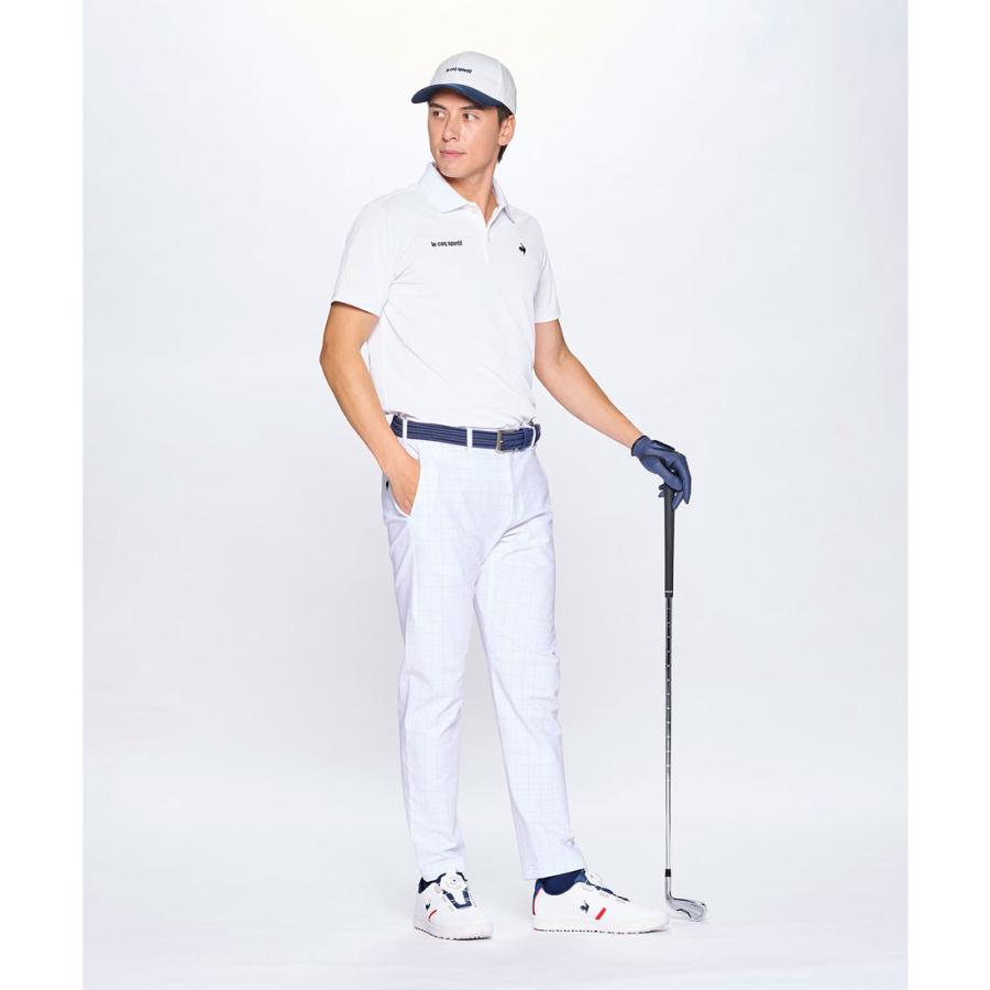 新品　タグ付き　 Golfsport　半袖　ゴルフシャツ　白　メンズ　M le coq sportif GOLF（ルコックスポルティフ ゴルフ） 公式 ルコック