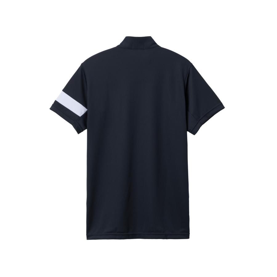 coco 中古 デサントゴルフ DESCENTE GOLF メンズ 半袖シャツ O(LL) 白×黒 ホワイト×ブラック ハーフジップ coco 中古【値下げ】 デサントゴルフ DESCENTE GOLF メンズ 半袖シャツ