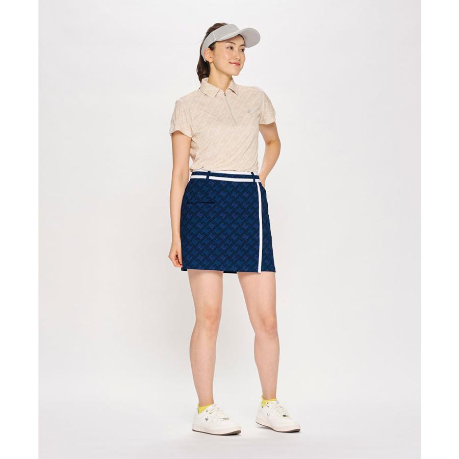 新品 golf S半袖シャツ スカート 上下セット 紺　ネイビー le coq sportif GOLF（ルコックスポルティフ ゴルフ） 公式 ルコック