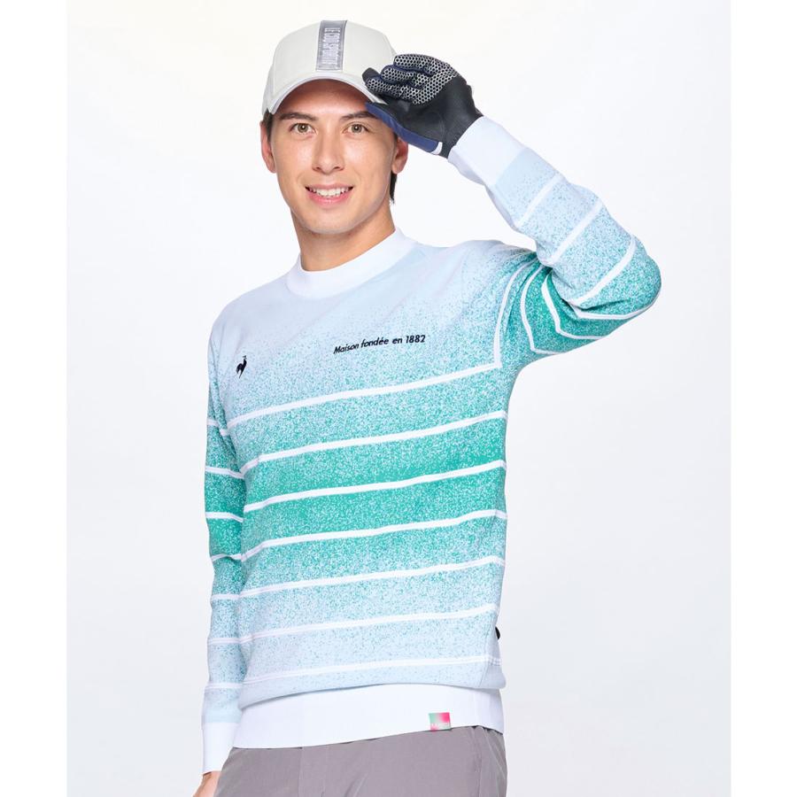 le coq sportif golf - 美品【ルコックスポルティフ】洗濯◎ ゴルフ ニット セーター 総柄 L 紺×白 le coq sportif GOLF（ルコックスポルティフ ゴルフ） 公式 ルコック