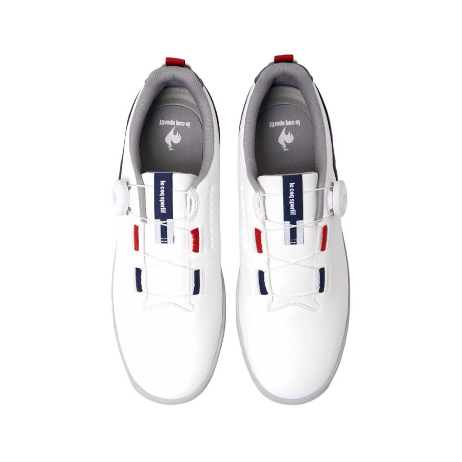 あ*様 ルコックスポルティフ スパイクレス ゴルフシューズ【ホワイト/26.5㎝ le coq sportif GOLF（ルコックスポルティフ ゴルフ） 公式 ルコック