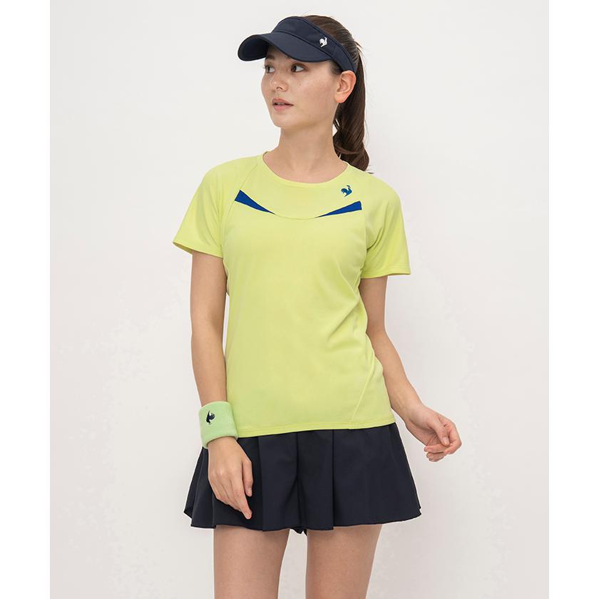 le coq sportif - 【美品】ルコックスポルティフ　テニス　セットアップ　上下　チェック柄　L 美品】ルコックスポルティフ テニス セットアップ 上下 チェック柄 L