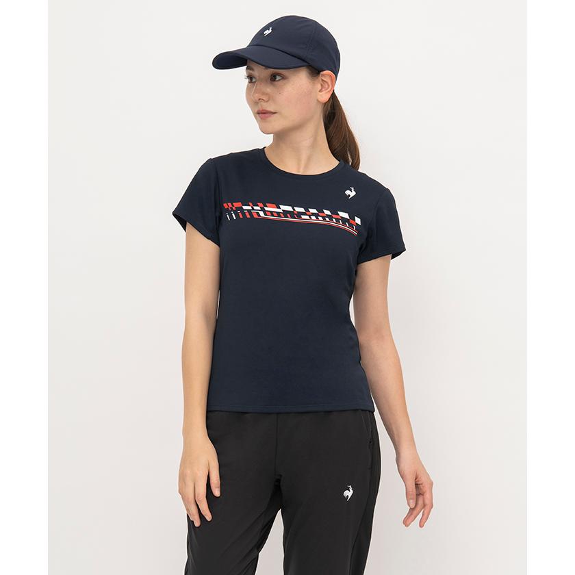 16216　ルコック　レディース　Ｔシャツ　紫色　サイズＬ le coq sportif ルコック Tシャツ レディース ブランド エコペット