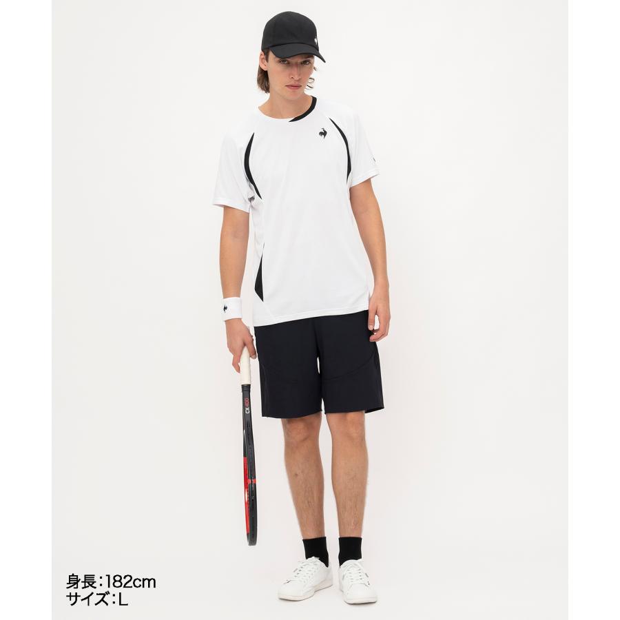 le coq sportif ルコック ストライプゲームシャツ L ルコックスポルティフ le coq sportif ストライプジャガード襟
