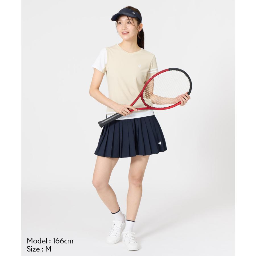 le coq sportif（ルコックスポルティフ） 公式 テニス プリーツ