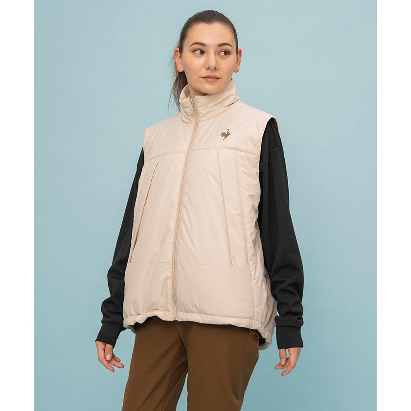 公式 ルコックスポルティフ ライト中綿ベスト レディース 撥水  