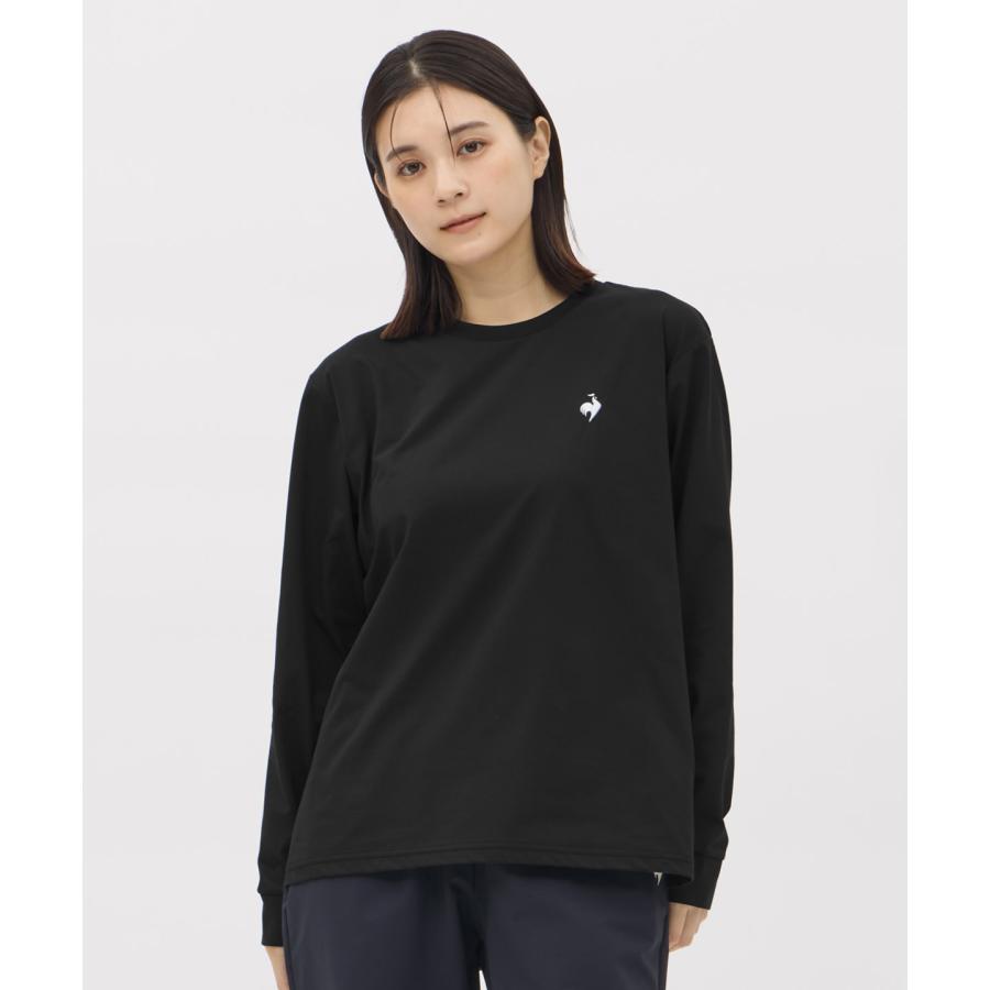 Vokang ブラック グラフィック　長袖 le coq sportif（ルコックスポルティフ） 公式 ヘランカ 長袖Tシャツ